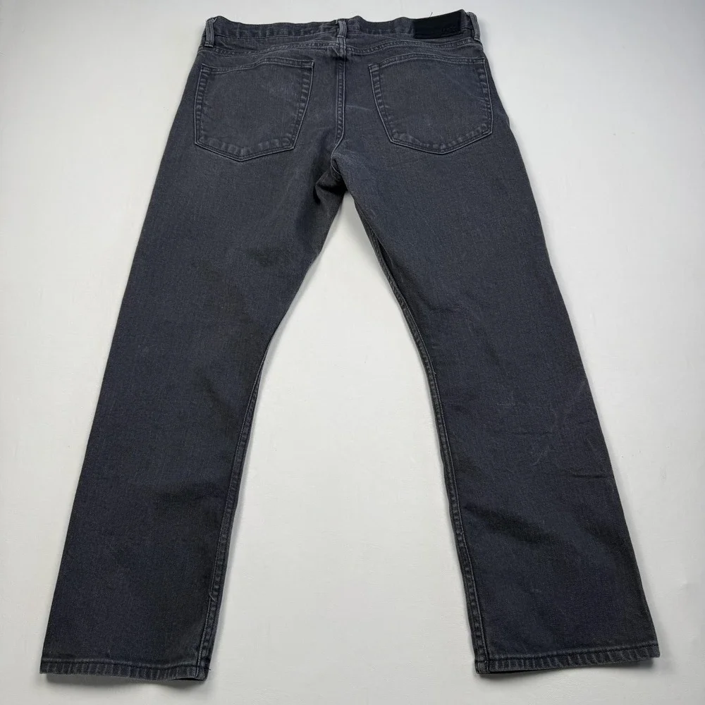 Polo Ralph Lauren Jeans Mens 36x30 Gray Prospect Straight Charcoal Denim Pants